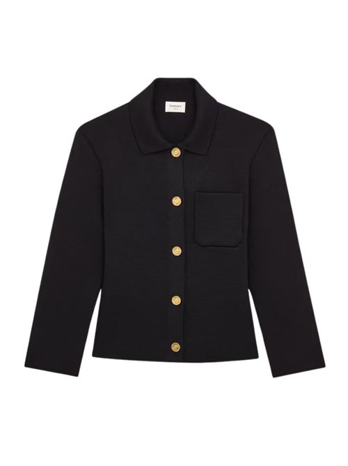 Cardigan polo SAINT LAURENT | A0044ZY76TR1000